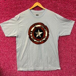 Marvel Captain America Shield Comic Book Tshirt size XL